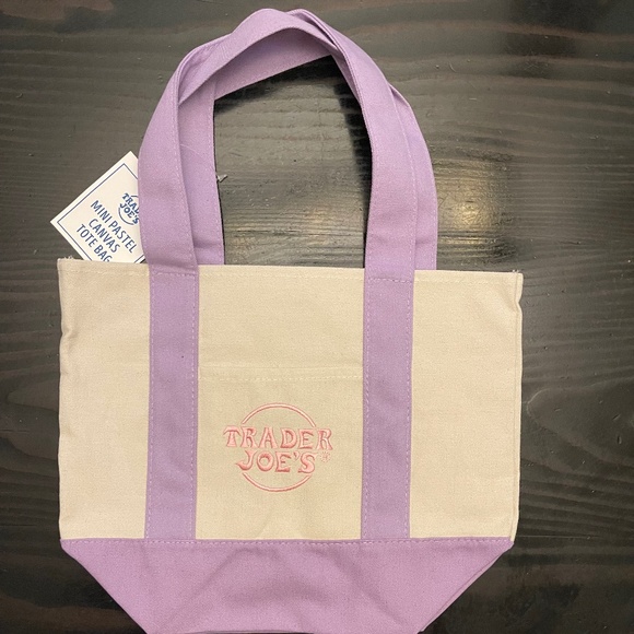 Handbags - Trader Joe’s Pastel Mini Tote NWT